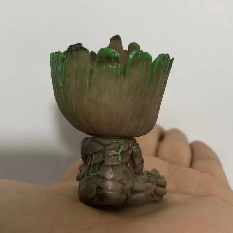 Цветочный горшок Marvel Грут стражи малыша галактика коллекционная игрушка