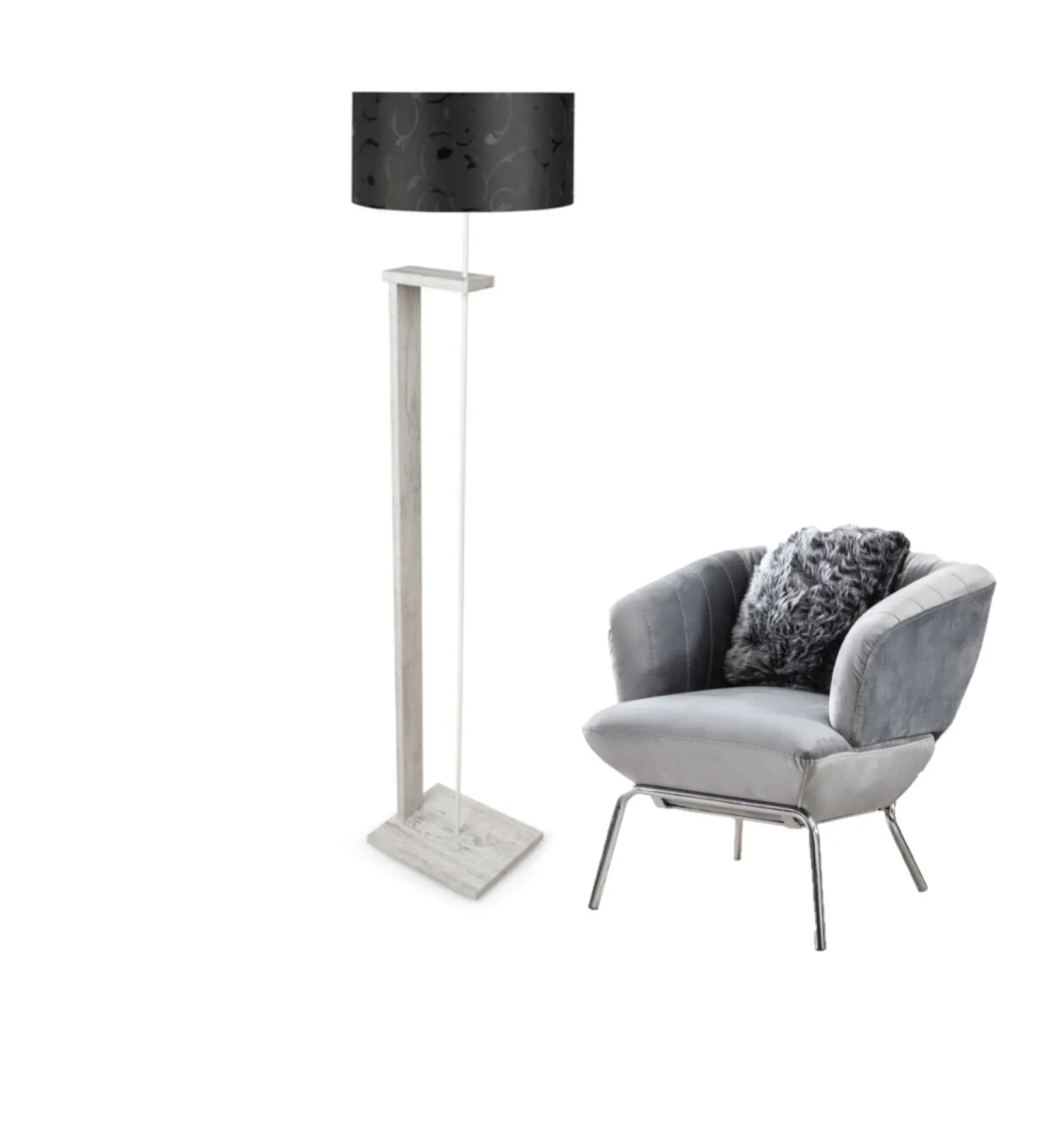 

Art Pi Decorative Wooden-Bodied Floor Lamp AAG-2141