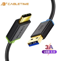 cabletime tipo c cabo usb 3 0 para xiaom usb c tipo c 3a r%c3%a1pido cabo de carregamento telefone m%c3%b3vel para dispositivos usb c007