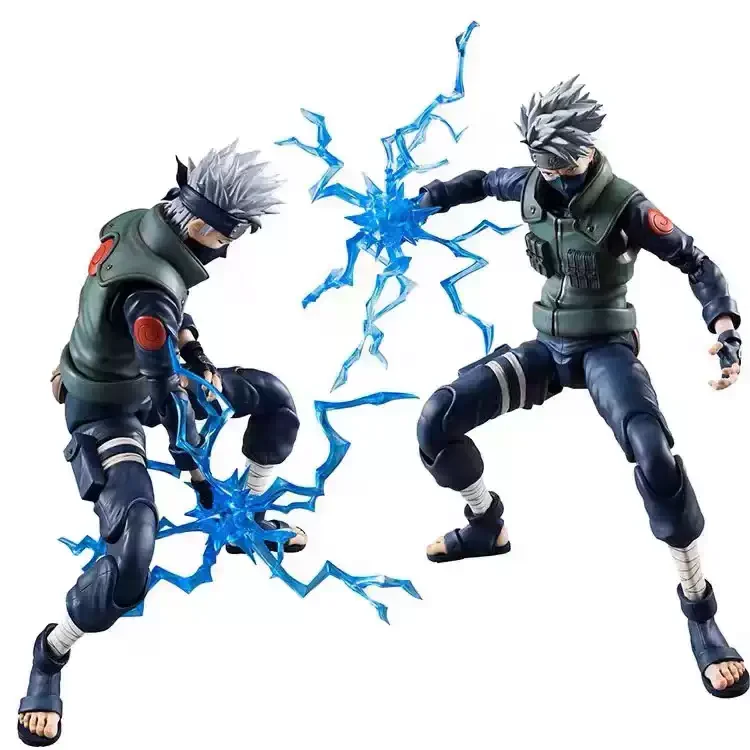 Фото Оригинальная фигурка MH VAH Variable Action Heroes DX Naruto Shippuden Хатаке Какаши, подвижная фигурка, модель из аниме, коллекционная игрушка. №1