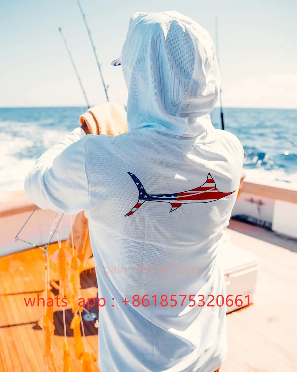 

Bill Fish Gear Mens Long Sleeve Fishing Hoodie Shirts Fishing Performance Apparel Camisa De Pesca Fishing Sun Protection Jerseys
