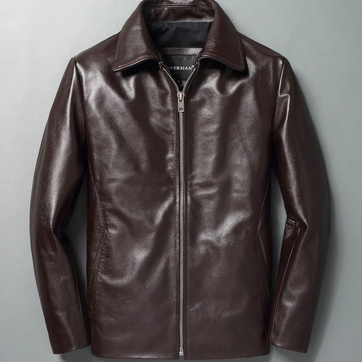 

2022 Men Spring Autumn New Cowhide Jackets Men's Genuine Leather Casual Jackets Male Real Natural Leather Coats Clothes W37