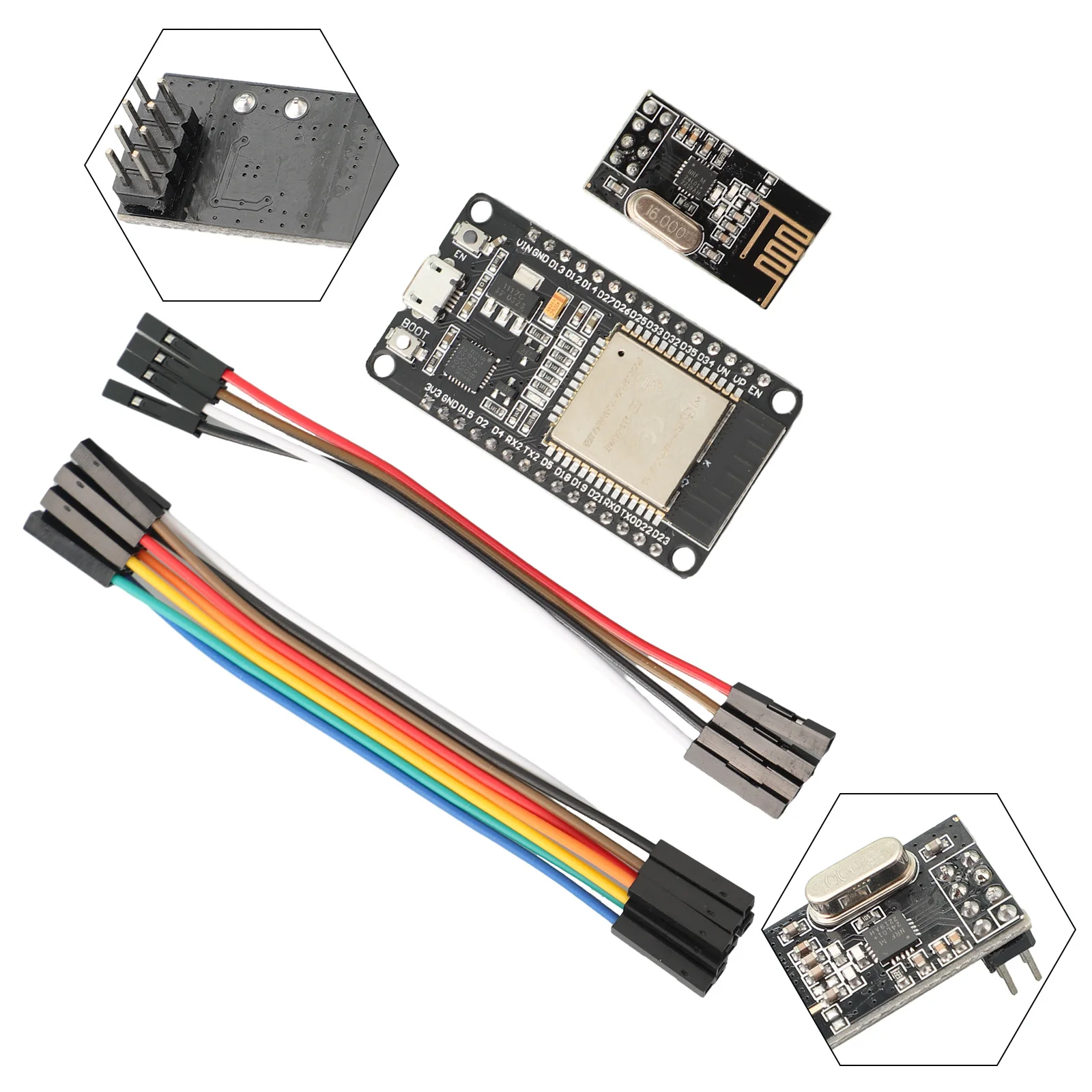 ESP32+NRF24L01+кабель DTU для комплекта Hoymiles DIY легкий мониторинг высокопроизводительные
