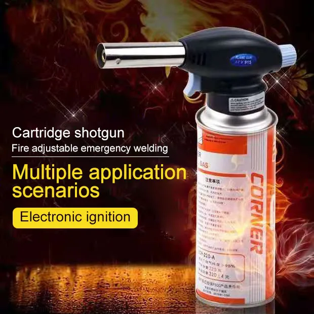 

Copper Core Heat Conduction Torch Strong Flame Temperature 1300 Outdoor Igniter Electronic Ignition Fire Gun Adjustable Button