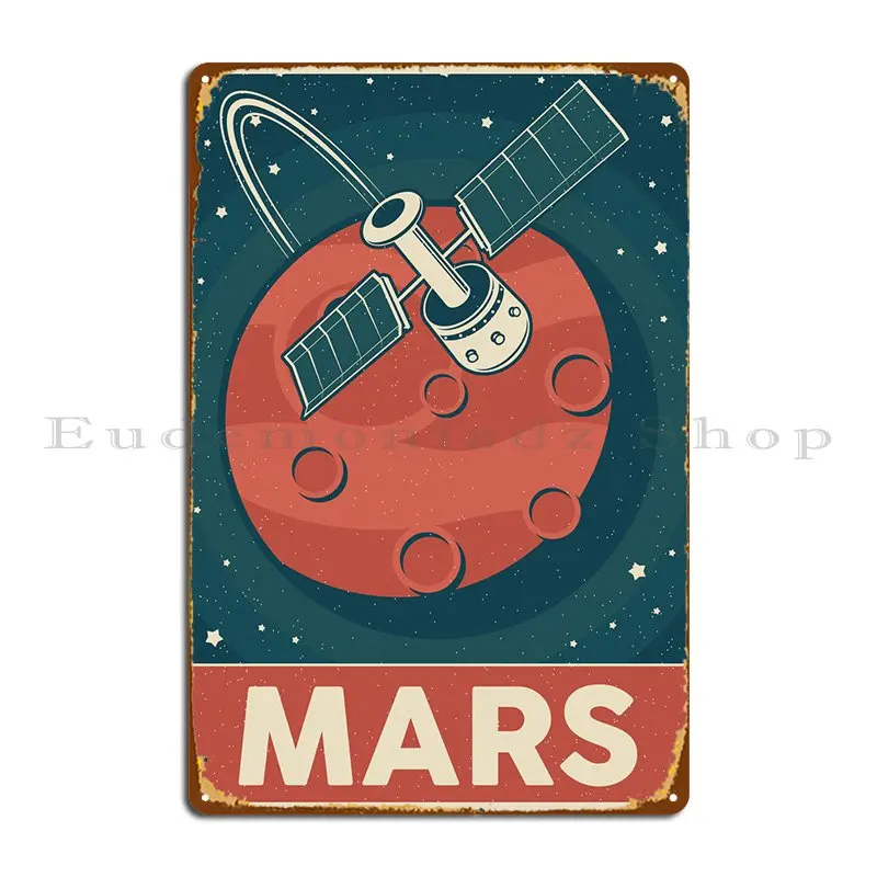 

Винтажный знак Марса, металлический знак, ржавчина, стена, пещера, дизайн, настенная роспись, жестяной знак, плакат