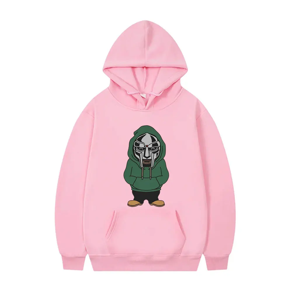 Толстовка Rapper Mf Doom с мультяшным принтом Madvillain металлическая маска графический