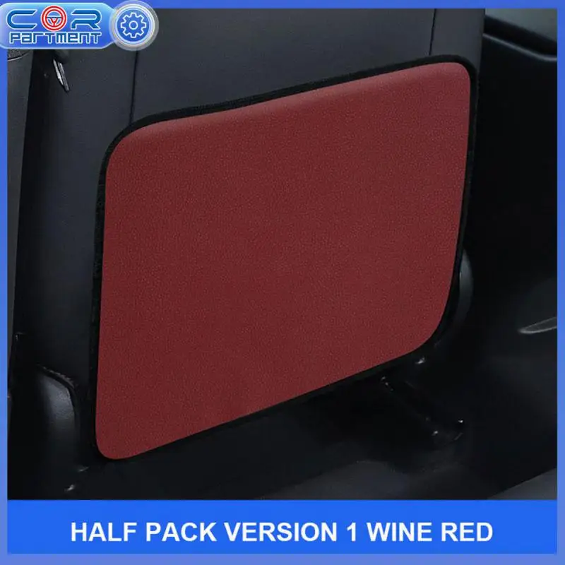 

Leather Anti Dirty Mat Anti-dirty Anti-kick Storage Kick Pad Car Accessories Car Seat Back Protector Cover Multipurpose