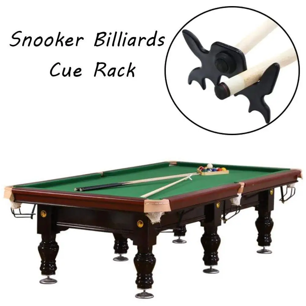 

Snooker Billiards Cue Rack Bridge Head Billiards Cross Antlers Rod Holder Pool Cue Stick Frame Pole Rack Black Accessories