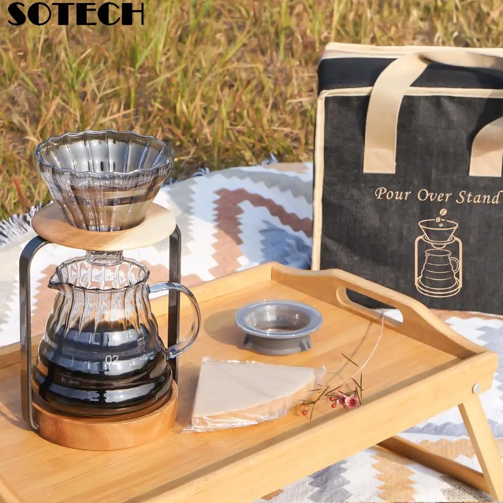 Подставка для капельницы кофе набор кофеварки со стеклянной капельницей