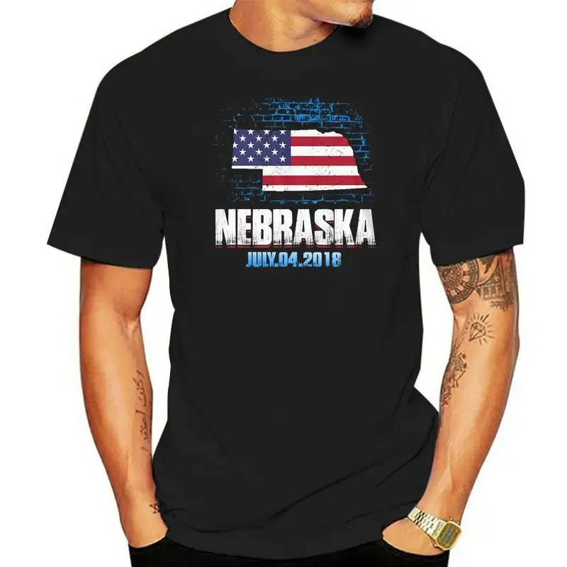 

Men T Shirt NEBRASKA T SHIRT AMERICAN USA FLAG 4TH O Women T-Shirt