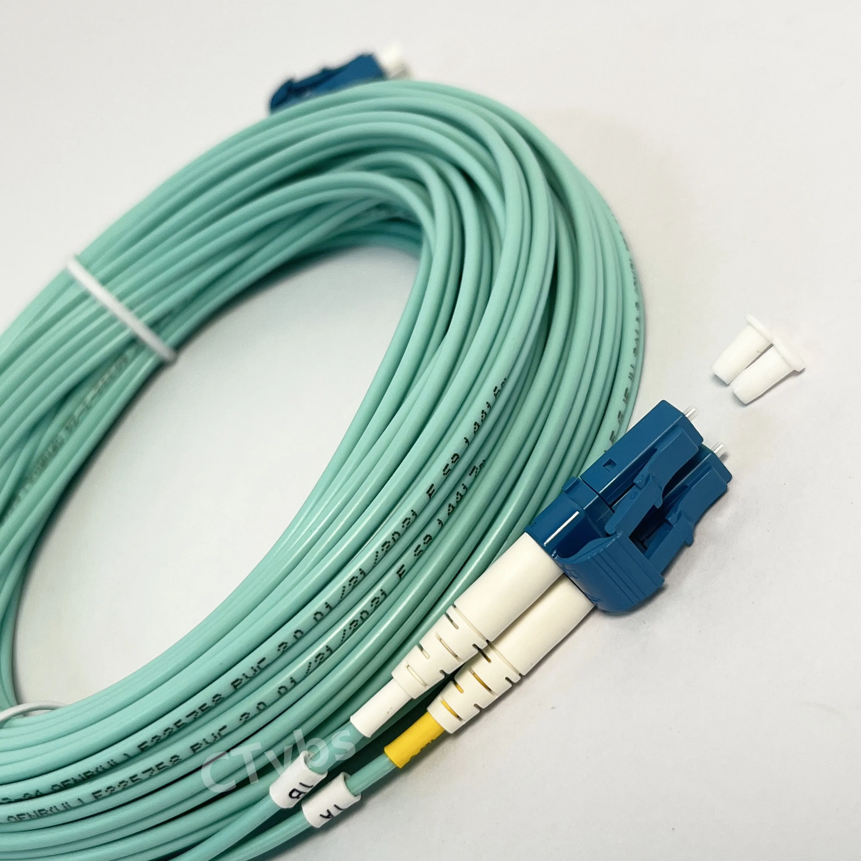 10M LC to LC Optic Fiber Patch Cable 10G Multimode Duplex OM3 PVC 2.0 50/125