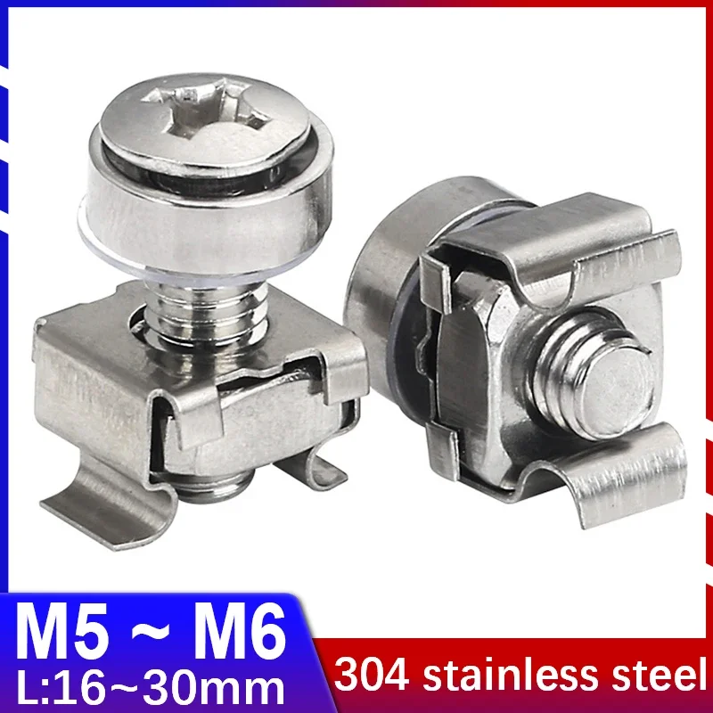 

Винты с гайкой из нержавеющей стали 304 M5 M6 для сервера