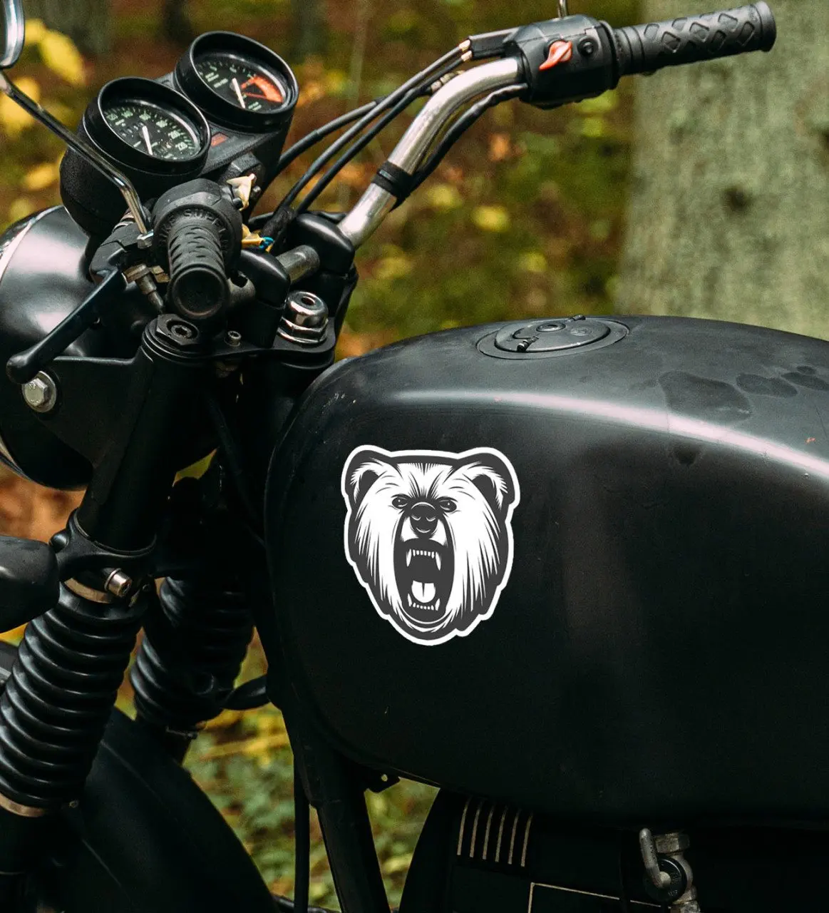 

BK Gift Bear Design Motor Sticker-1