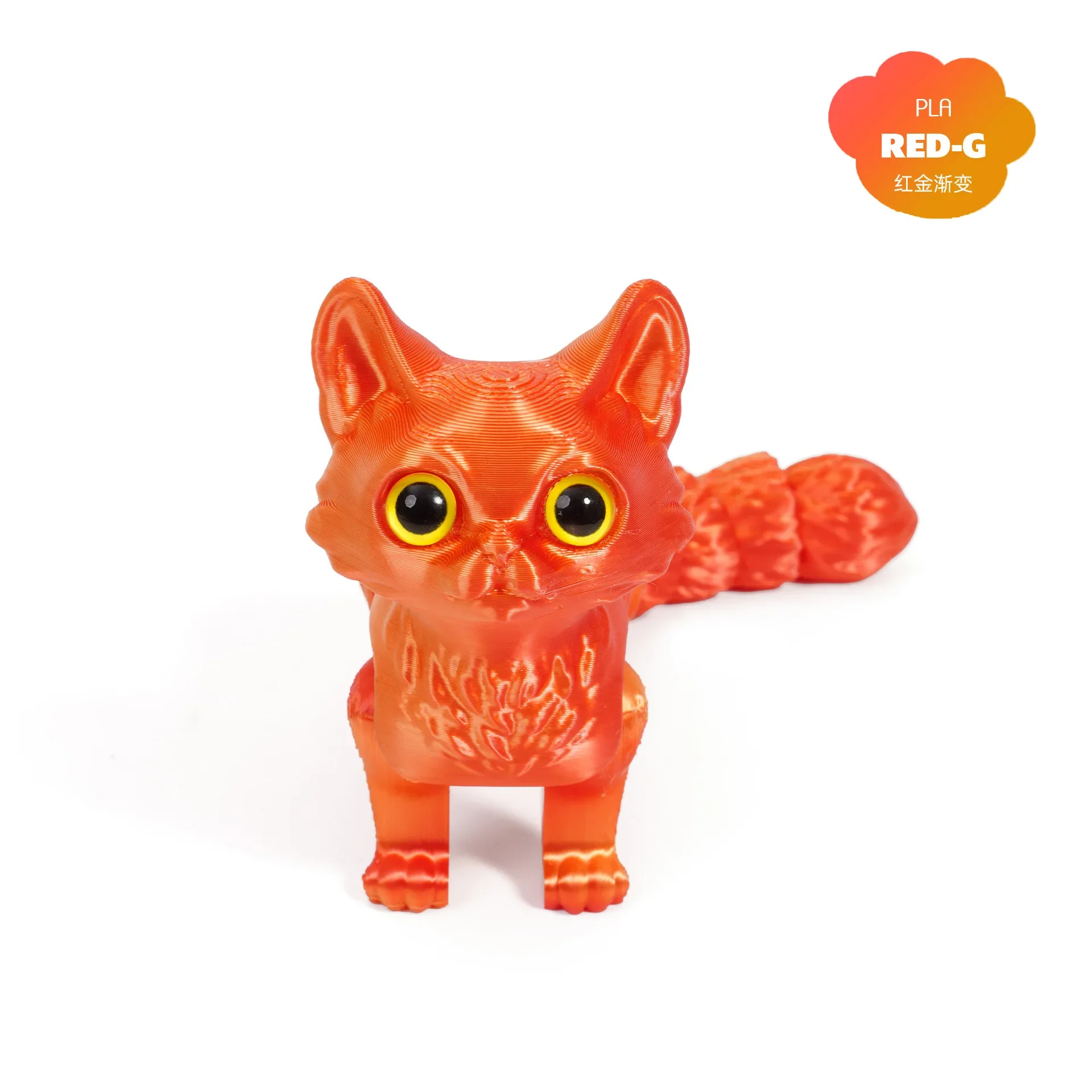 

3D печатные милые кошки, игрушки-непоседы, хвостовой шарнир, подвижный кавайный декор для котенка, украшение для автомобиля, украшения для рабочего стола, подарки друзьям