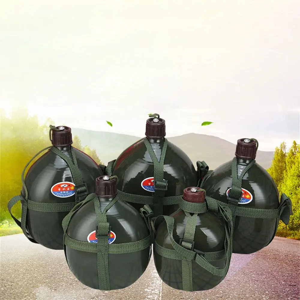 

Дорожный Кемпинг с ремешком уличный чайник Спортивная бутылка военный телефон походный чайник