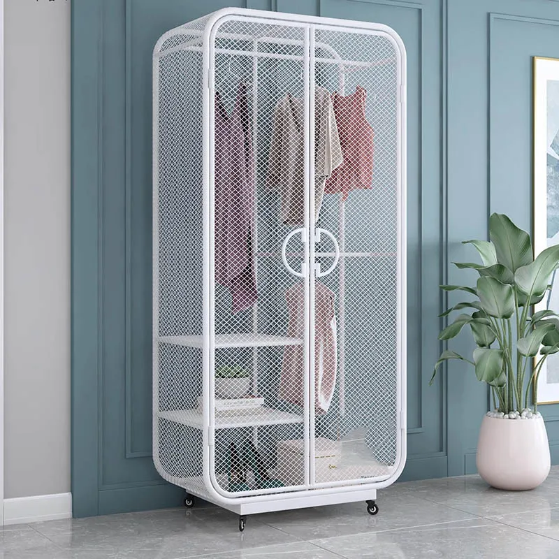 Роскошные скандинавские Шкафы для комнаты полка одежды мобильные шкафы спальни