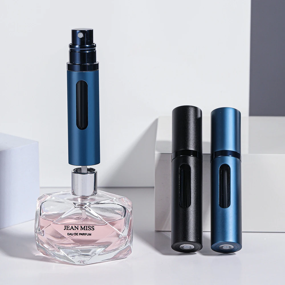 

5/8ml Glass Refillable Perfume Bottle with Spray Scent Pump Portable Travel Empty Cosmetic Containers Mini Spray Atomizer Bottle