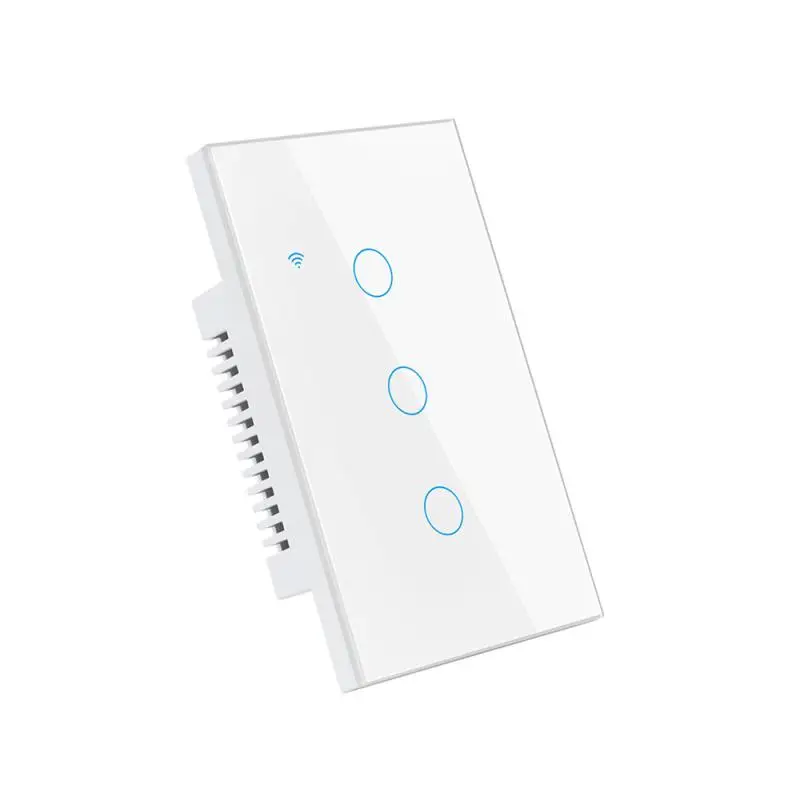 

2/3/5 шт., многофункциональные сенсорные выключатели из закаленного стекла