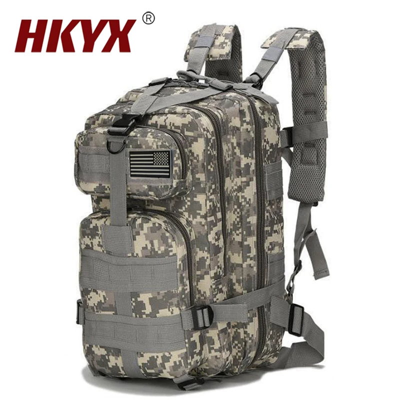Outdoor Multifunctional Multi-Pocket Tactical Camouflage Backpack Large Capacity Hiking Travel Bag Mountaineering Training Bag