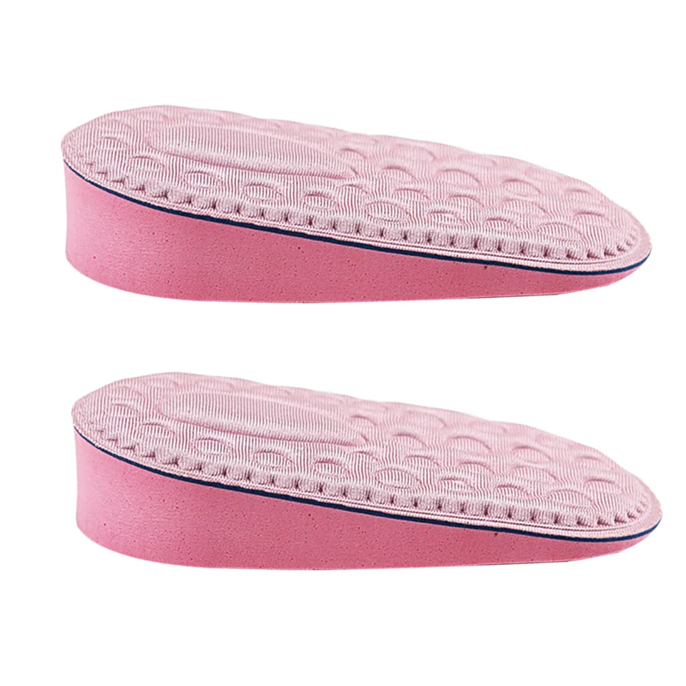 

2 Pairs Invisible Heightening Half Pad Orthopedic Insoles Increased Inserts Shoes Lycra Feet Cushions Ladies