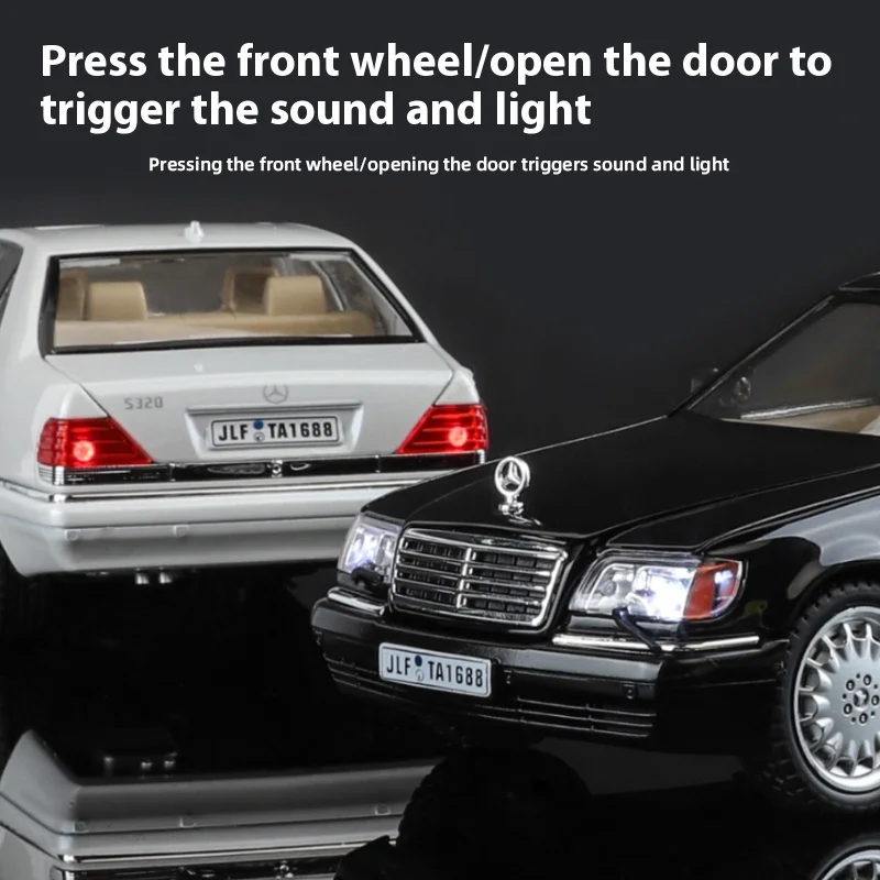 Модель автомобиля Mercedes Benz W140 320SEL 1:24