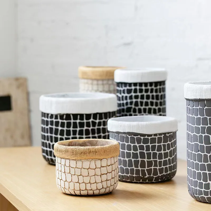 Форма для цемента цветочный горшок в скандинавском стиле простой креативный