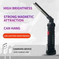 d5 multifunctional charging cob work light led inspection light folding car magnet flashlight maintenance outdoor tent light