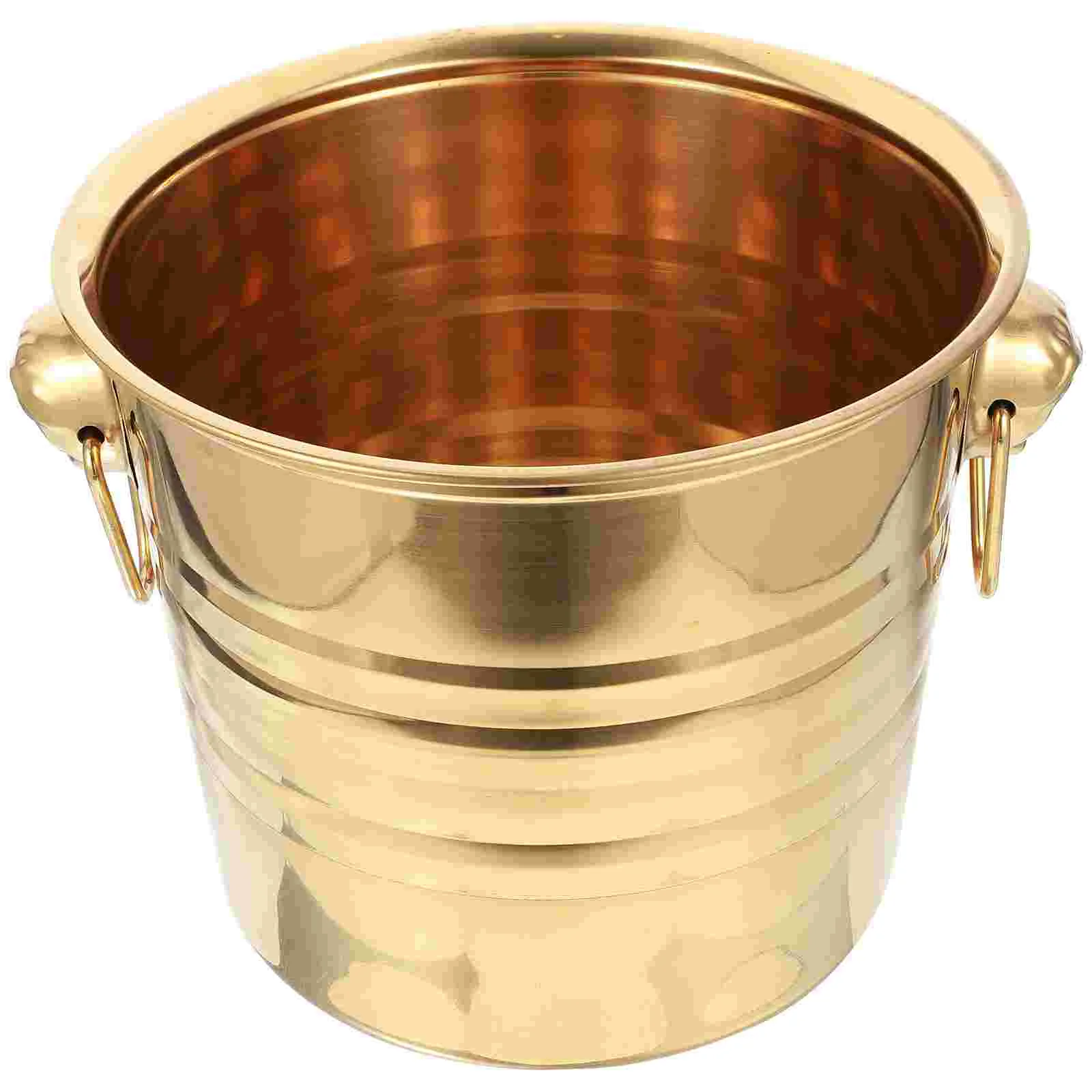 

Ice Bucket Beer Cooler Bucket Costumes Men Champagne Tall Narrow Storage Bin Stainless Steel Ice Cube Tub Man Cloths Men