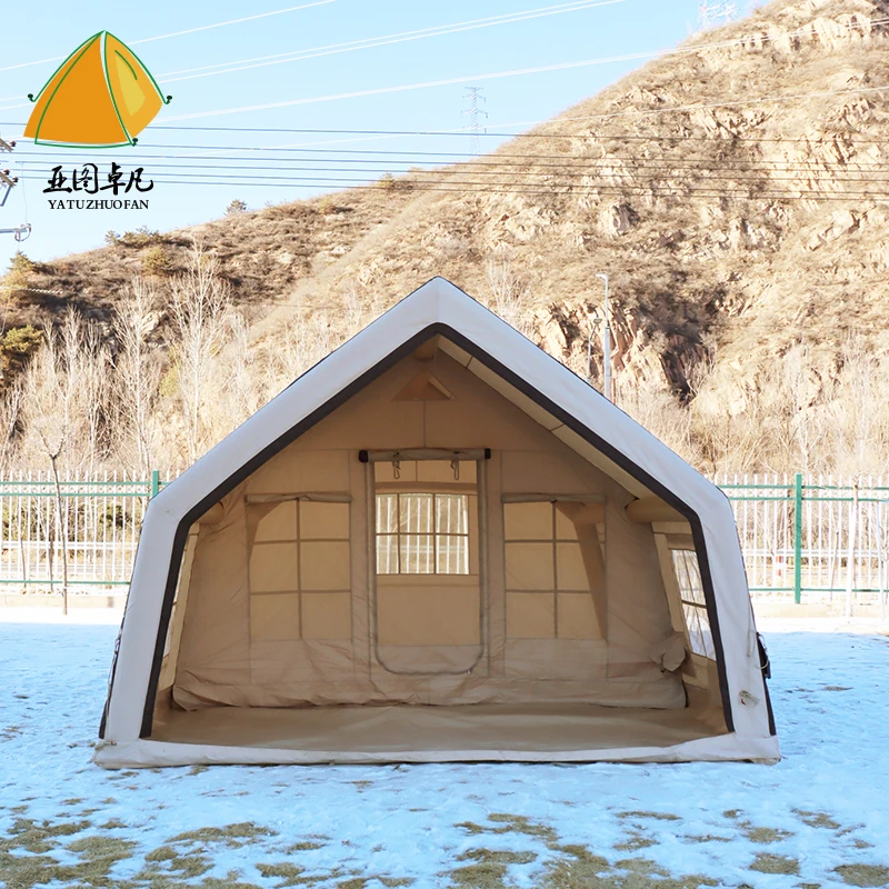 Надувная палатка водонепроницаемая УФ-защита для отдыха на открытом воздухе и