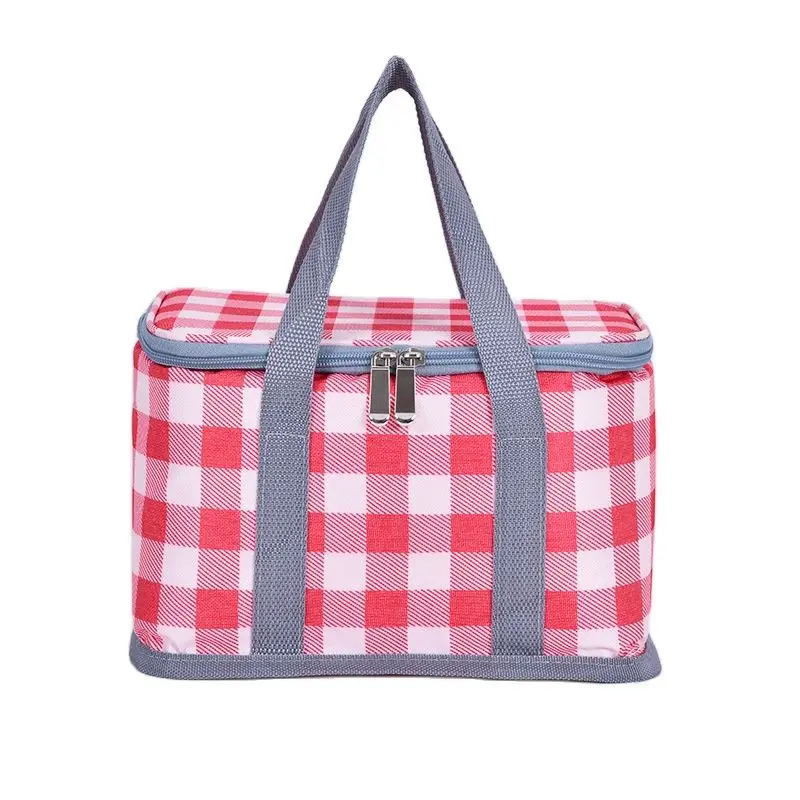 

Изоляционная сумка для ланча для женщин, портативный термобокс для пикника, рабочие Пищевые мешки, школьный Ланчбокс из алюминиевой фольги ...