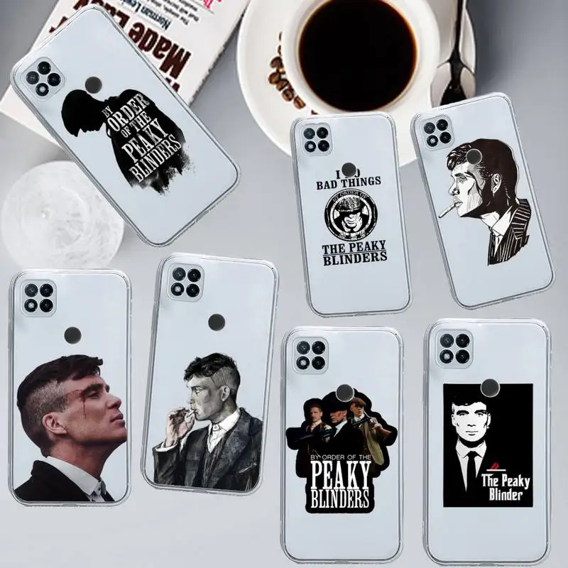 

Peaky Blinders Thomas Shelby Phone Case Transparent for Xiaomi redmi note x f poco 10 11 9 7 8 3 i t s pro cover shell coque