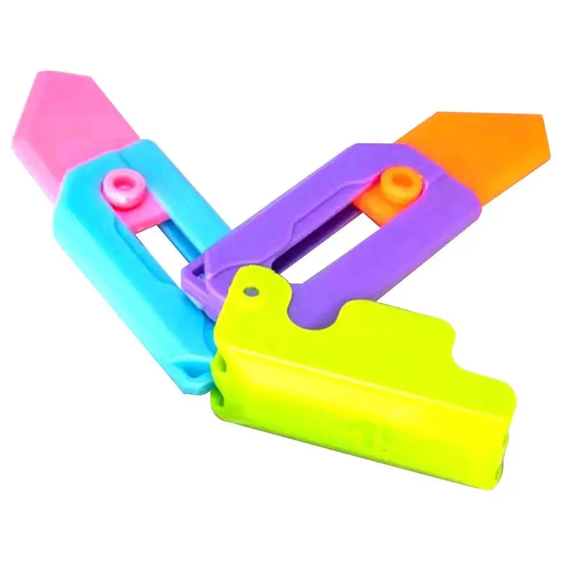 

Ножи с 3D принтом, 2 в 1, обычные ножи, игрушечные ножи для детей, игрушка для снятия стресса, сенсорные игрушки для рук, захвата предплечья
