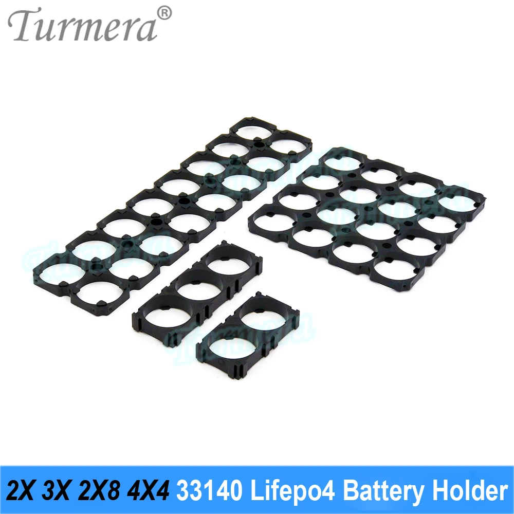 Держатель для батарей Turmera 33140 Lifepo4 апертура 33 5 мм 2x2x8 4x4 антивибрационный сделай