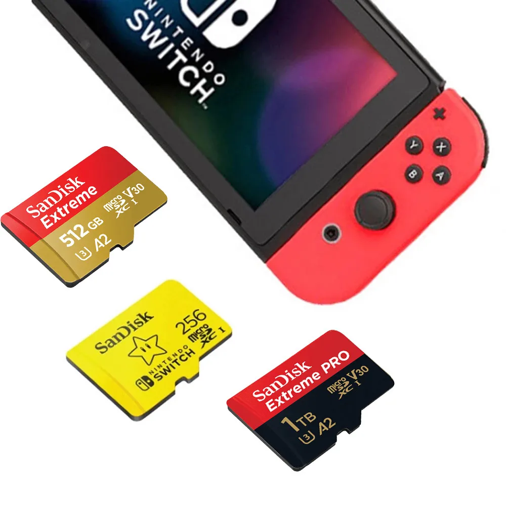 Карта памяти SanDisk Micro SD C10 U1 U3 4K HD Trans оригинальная карта для камеры GoPro DJI Nintendo Switch