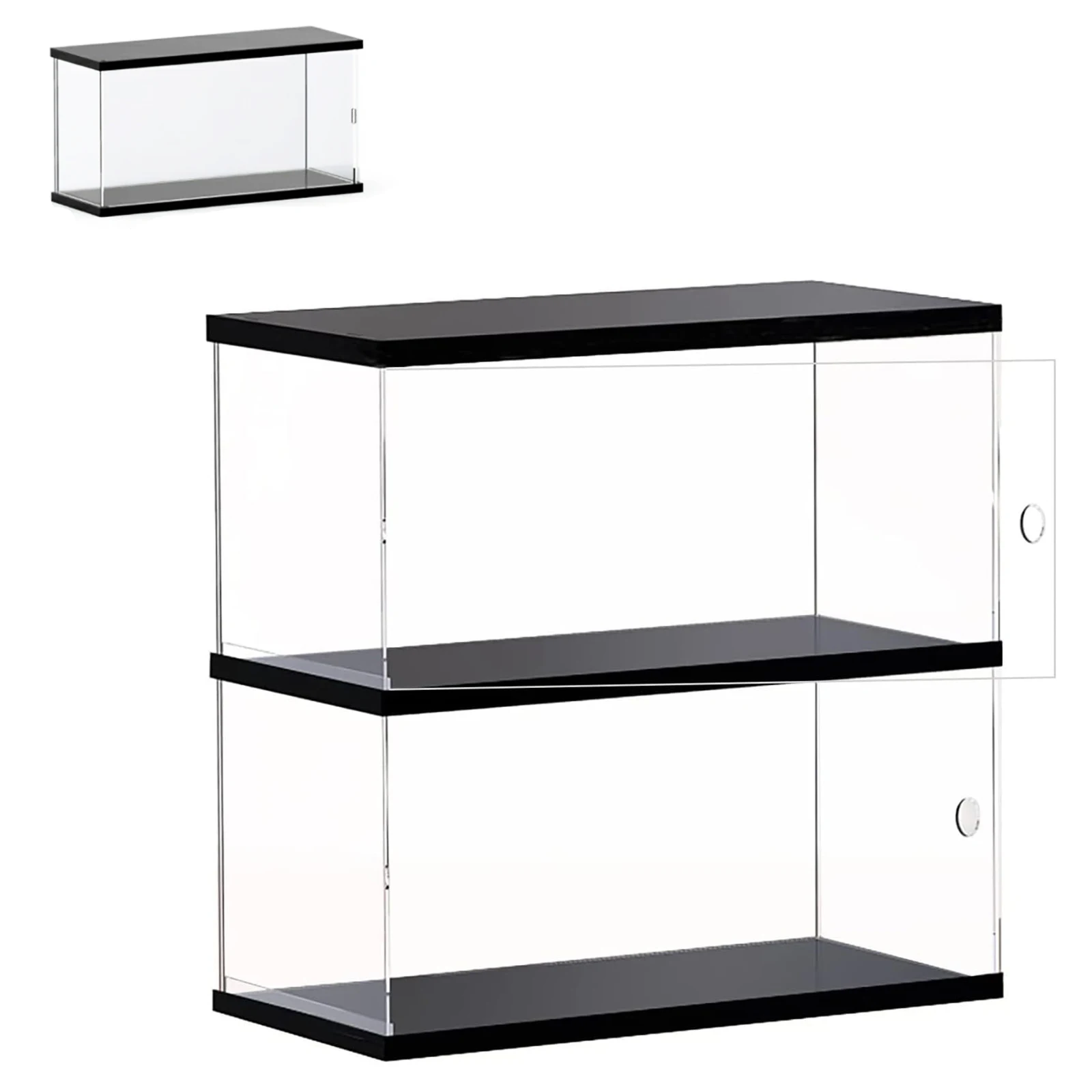 Прозрачная акриловая стойка для подставки полка фигурок Funko Pop с 3-уровневой