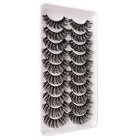 10 pairs of multi layer three dimensional curling thick false eyelashes