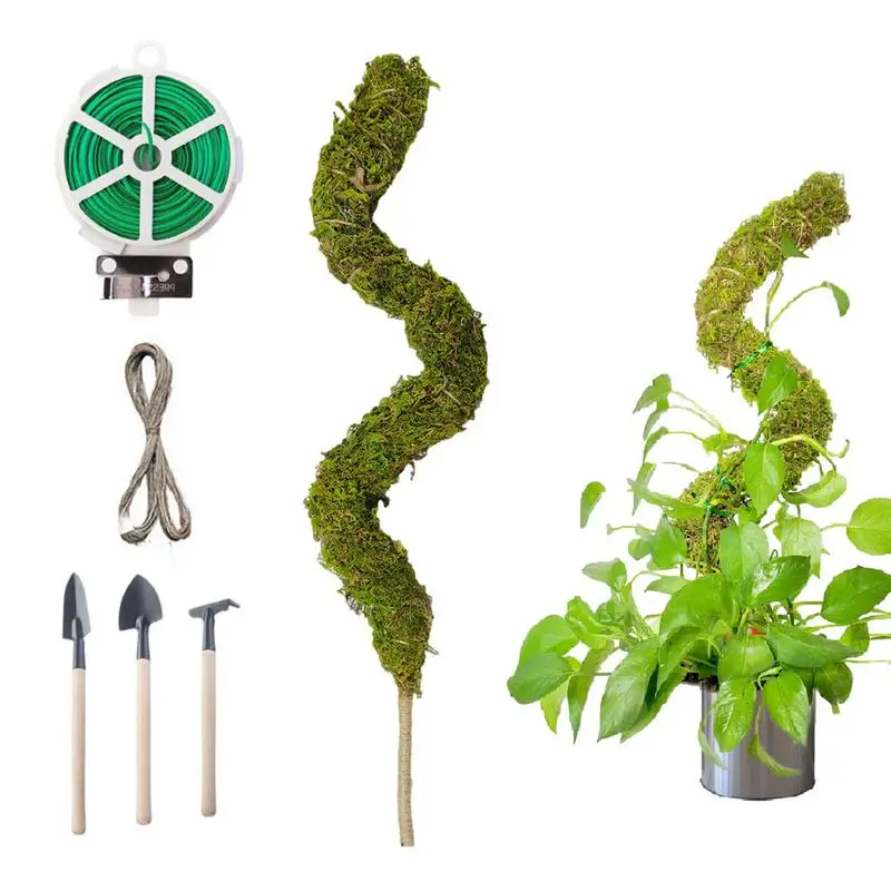 

Indoor Plant Supports Bendable Moss Plant Climbing Pole Slim Moss Stick Potted Plants Stick Perfect For Small Medium Climbing