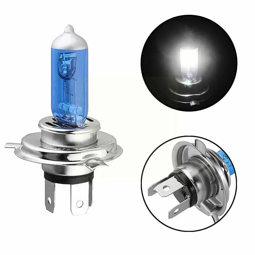 

1pc H4 55w 5000k Car Xenon Gas Halogen Bulbs 12v Car Bulbs Lamp Driving Lamp Headlamp Blue Light Headlight Fog Q1r2