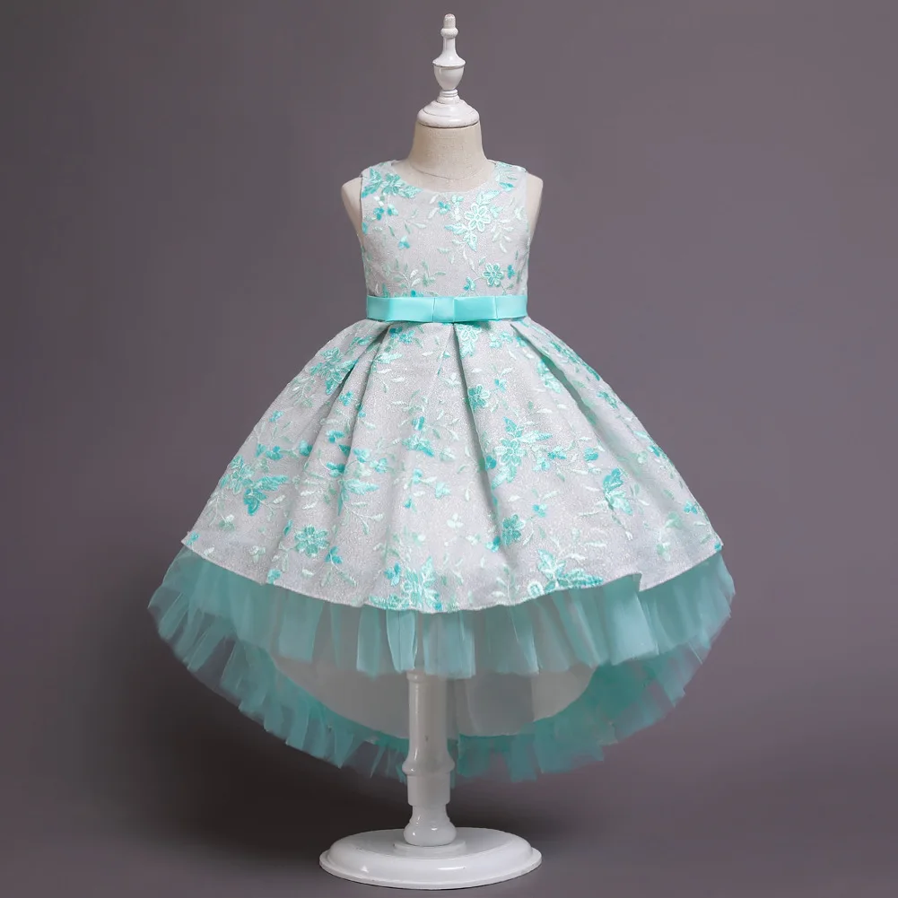 

Elegant Parent-child Dress For Teenager Girls Casual Embroidery Princess Flower Wedding Christmas Party Tutu Dress Children Kids