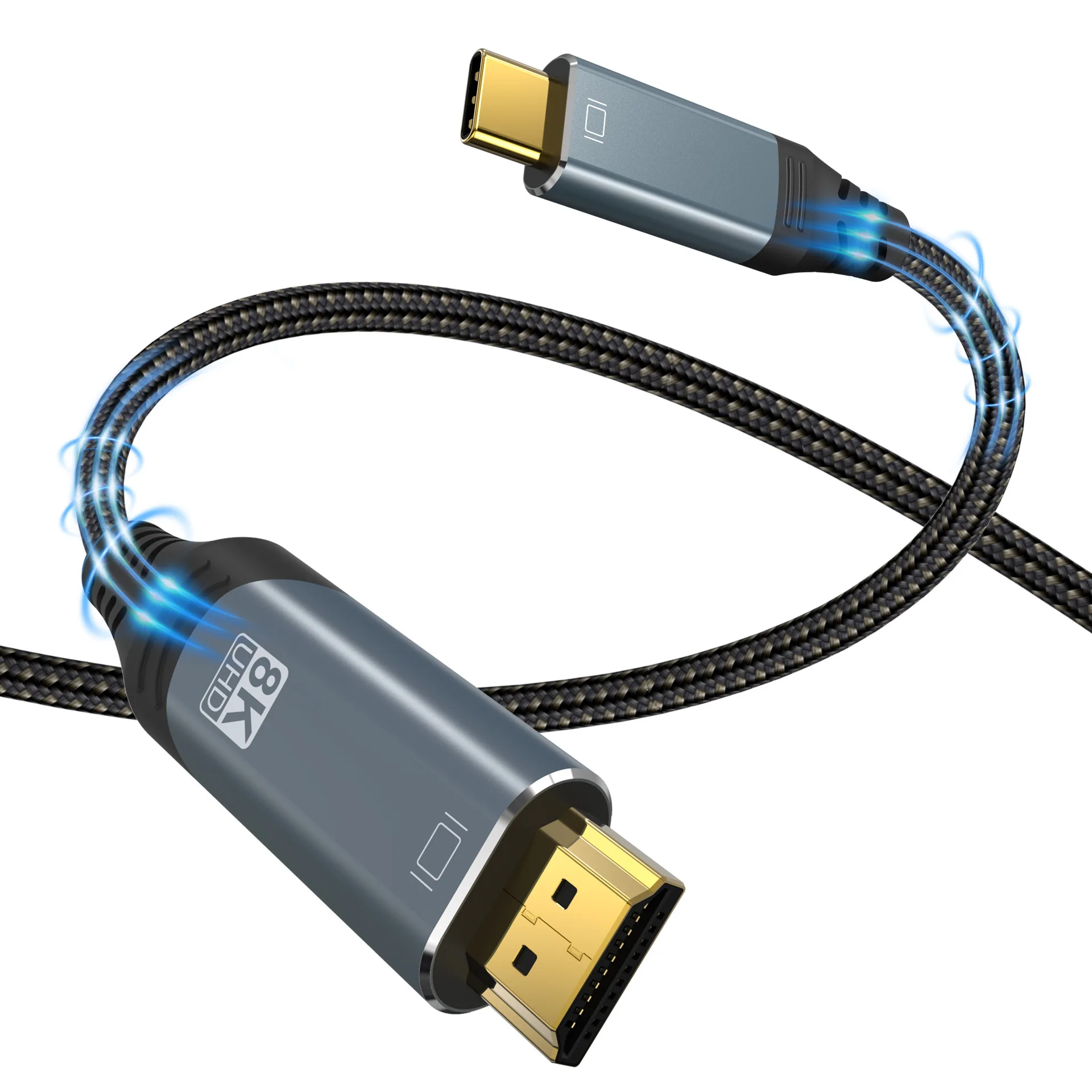 

Кабель-переходник Type-C на HDMI, 8K @ 30 Гц, 4K @ 120 Гц