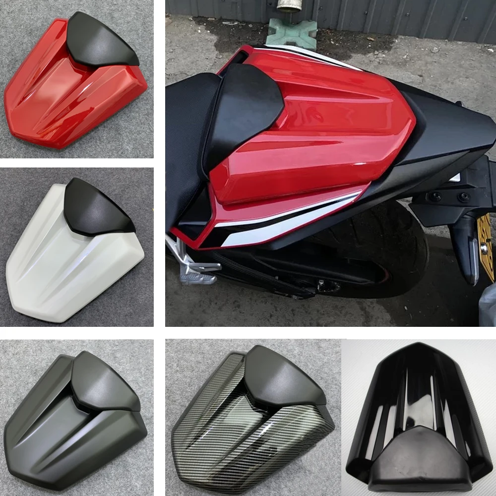 For Honda CBR500R CB500F Seat Cover Cowl Fairing Motorcycle Rear Pillion Solo CB 500F 2022 2023 CBR 500R Accessories Carbon Red