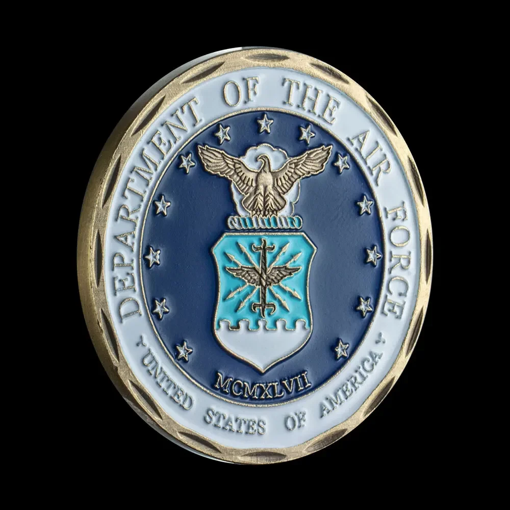 Военная сувенирная монета Департамент ВВС Honor Challenge медная коллекционная