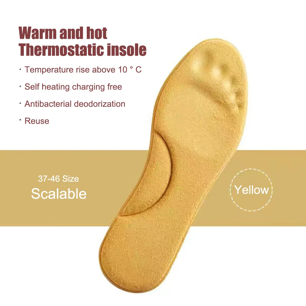 

Self Heated Insole Sweat Absorption Arch Support Insoles Antiskid Heated Shoe Insoles Insert Sport Shoes Massage Feet Care Pads