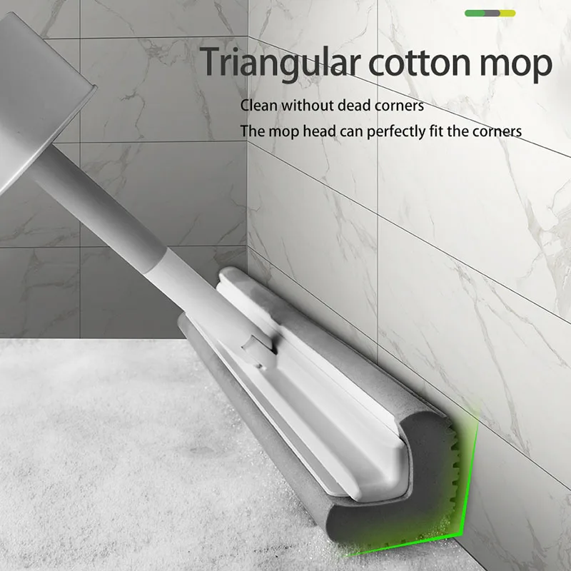 180 Degree Hand Free Mop with Triangle Design PVA Mop Head f