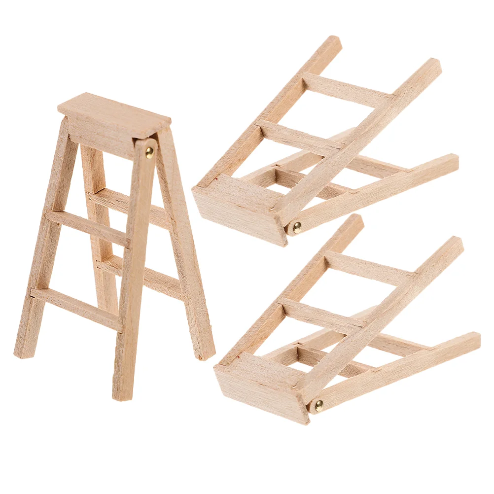 3 шт. модель лестницы в елочку миниатюрная ступенька игрушки мебель для