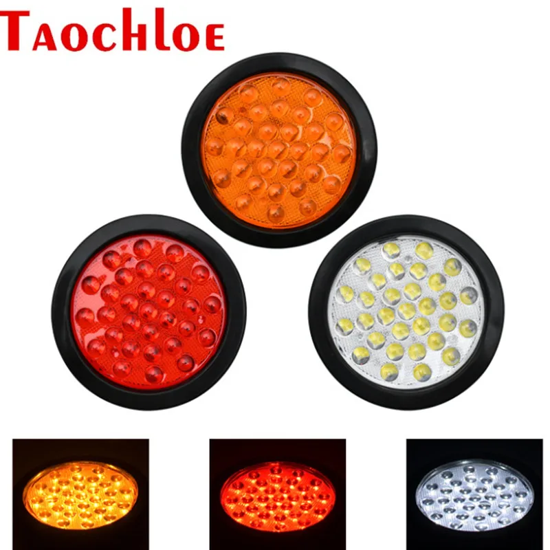 

2 шт., светодиодсветодиодный задние фонари для грузовиков, 24 В