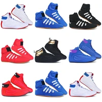 big size 35 46 wrestling shoes breathable boxing sneakers non slip flat wrestling footwears wear resisting weight lifting shoes