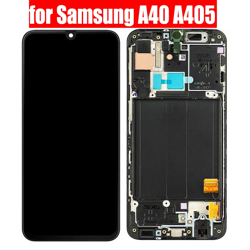 

For Samsung A40 LCD 2019 A405 LCD Display Matrix with Touch Screen Sensor Assembly Digitizer A405F A405FN A405FM A405S Pantalla