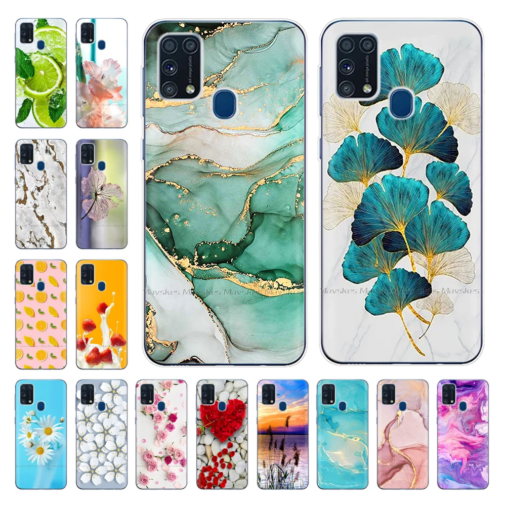 

For Samsung M31 M 31 Case Soft Silicone Transparent Phone Back Cover For Samsung Galaxy M31s M31 s M315 M317 Coque Fundas bumper