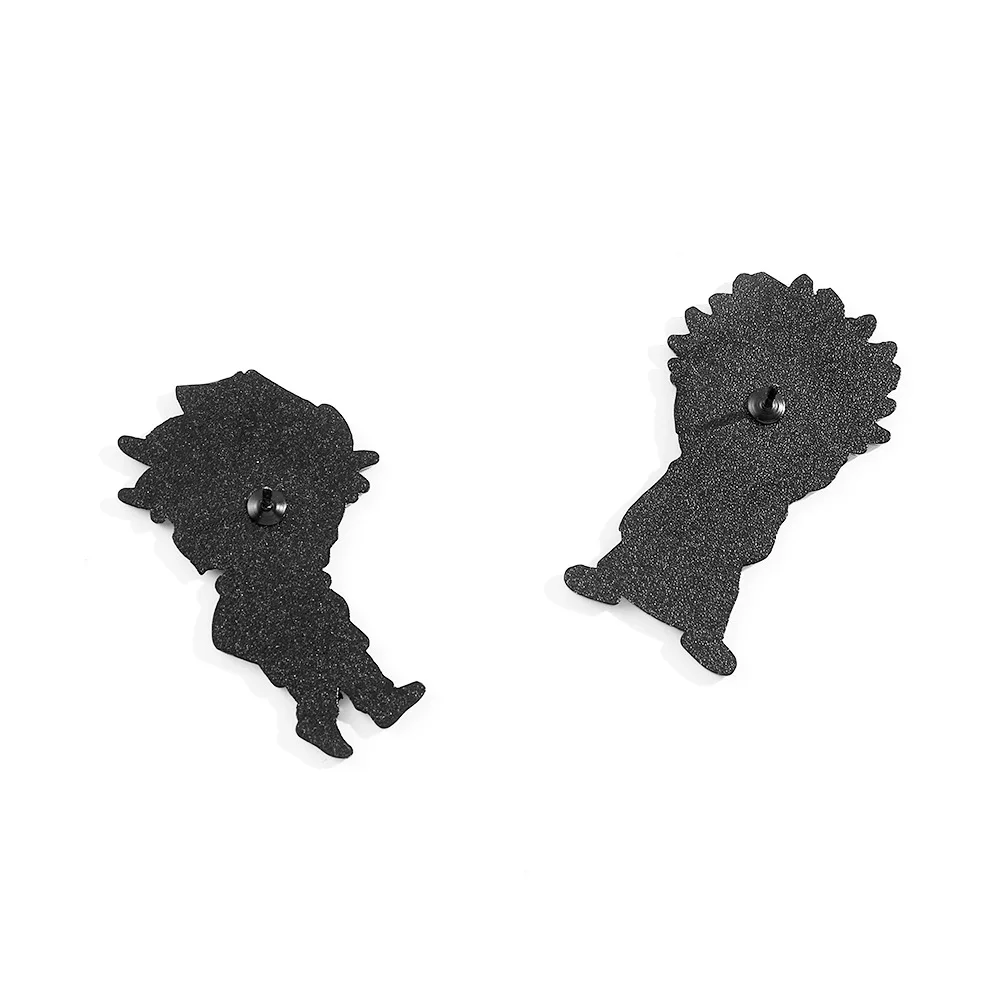 Брошь в стиле аниме Jujutsu-Kaisen креативный персонаж металлический значок мультяшная